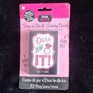 Team Bride Dare to Do It Activity Cards
